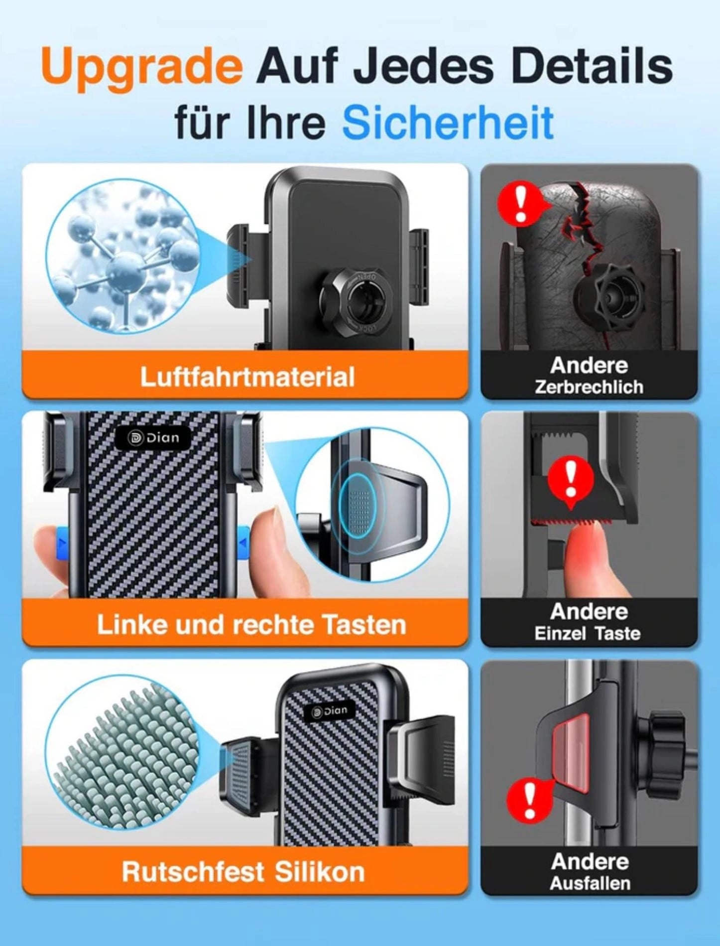 Auto Handyhalterung Kfz