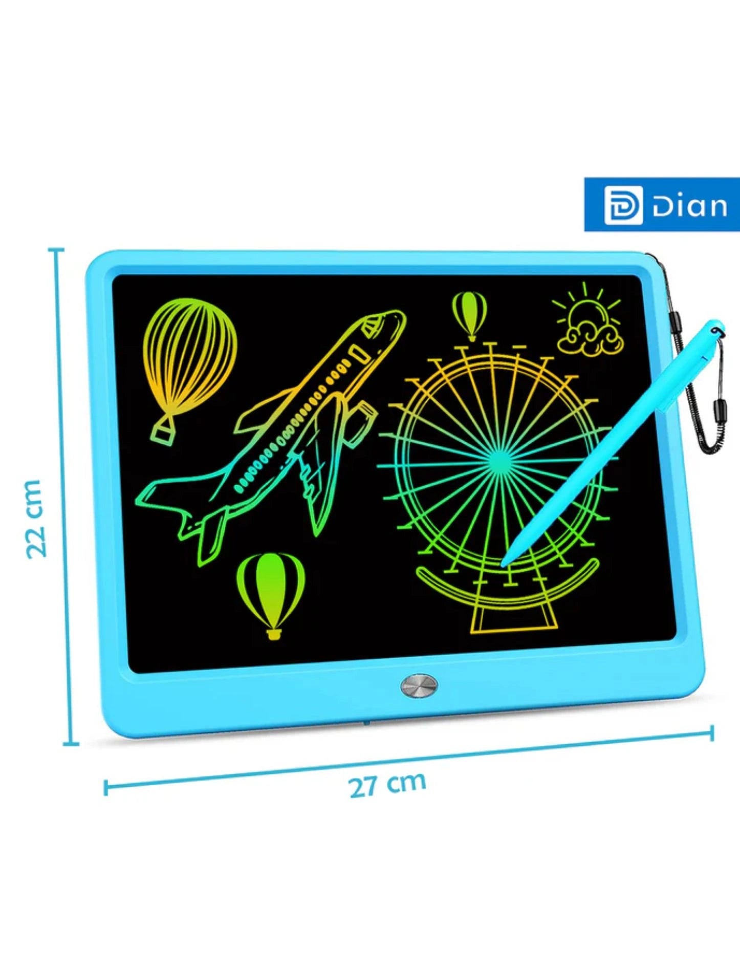 DIAN LCD Schreibtafel 12 Zoll Bunten Schrift Für Kinder