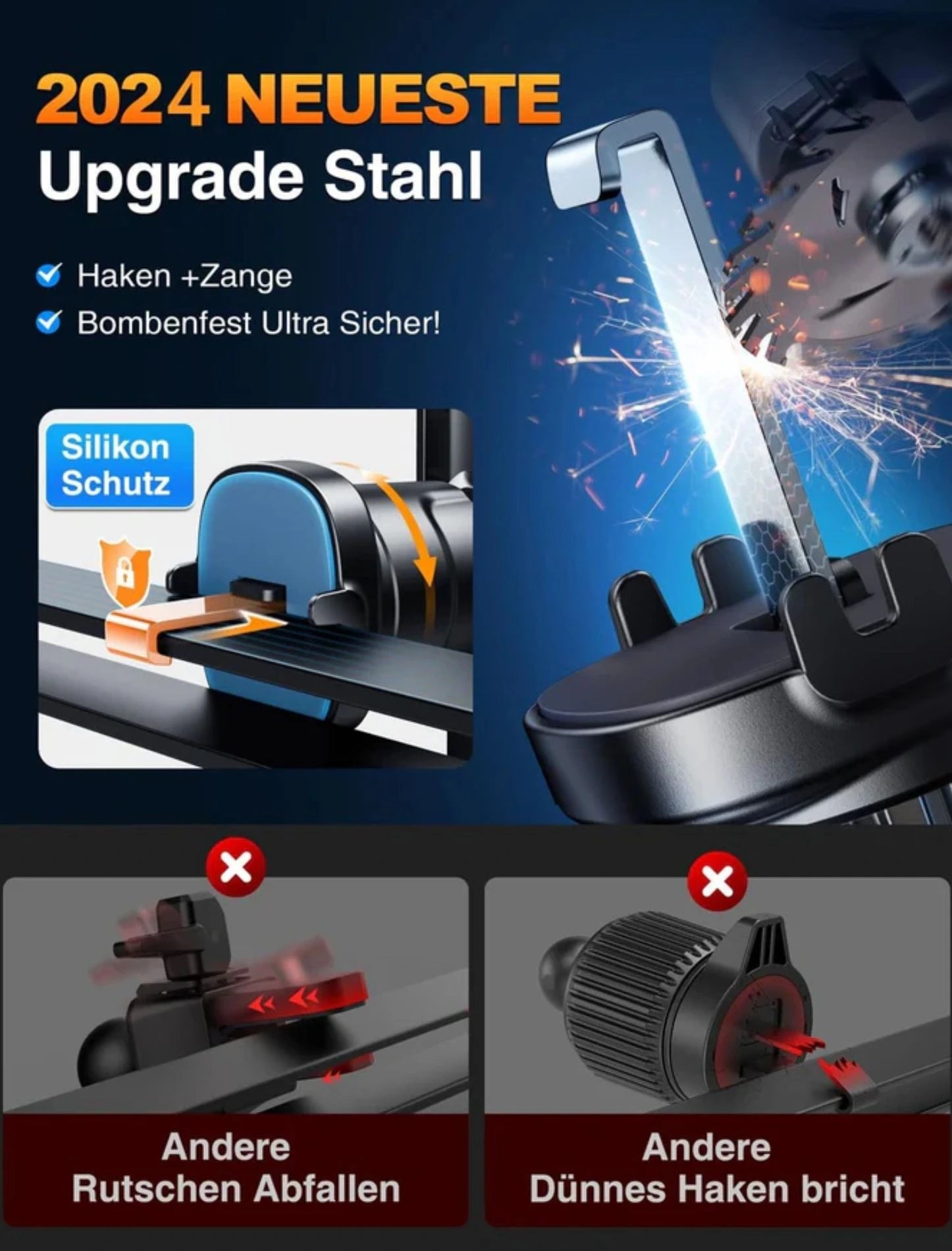 Auto Handyhalterung Für Lüftungsgitter KFZ